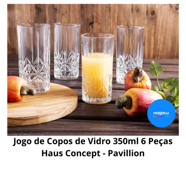 Jogo de Copos de Vidro